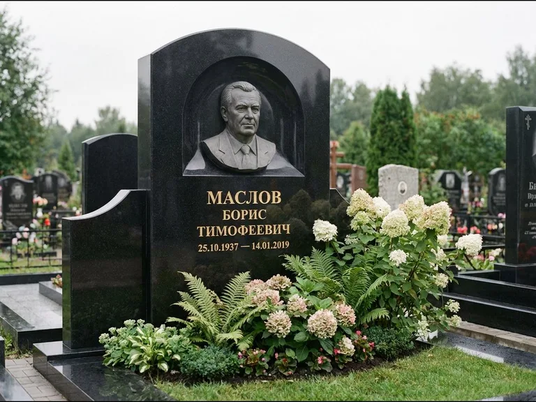 Памятник с барельефом — выполненная работа 11 в Томске