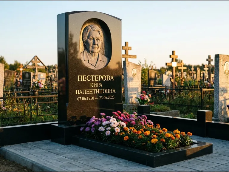 Памятник с барельефом — выполненная работа 12 в Томске