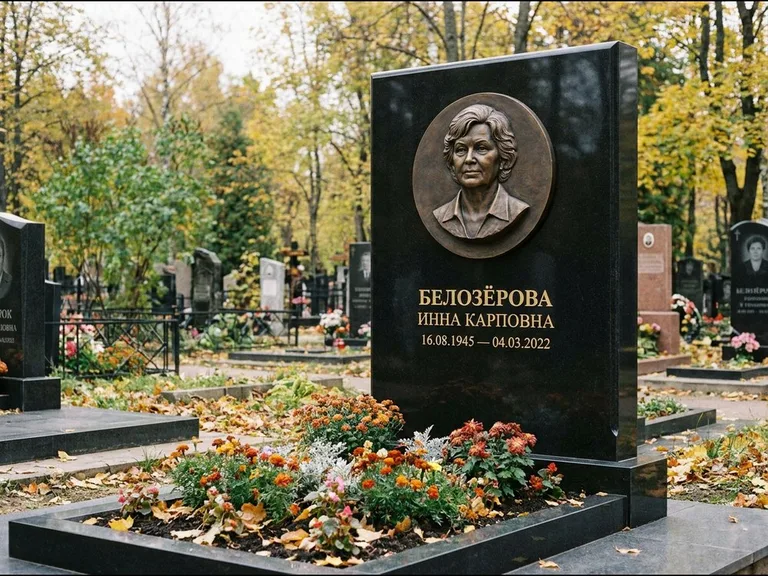 Памятник с барельефом — выполненная работа 14 в Томске