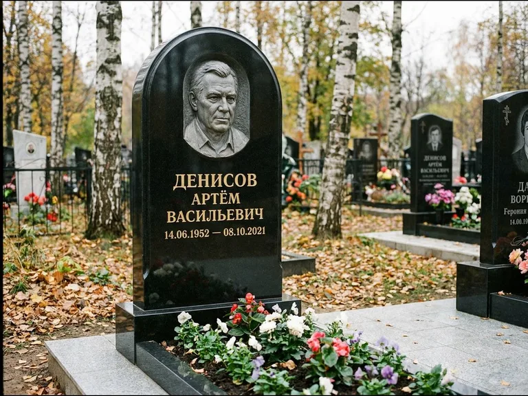 Памятник с барельефом — выполненная работа 17 в Томске