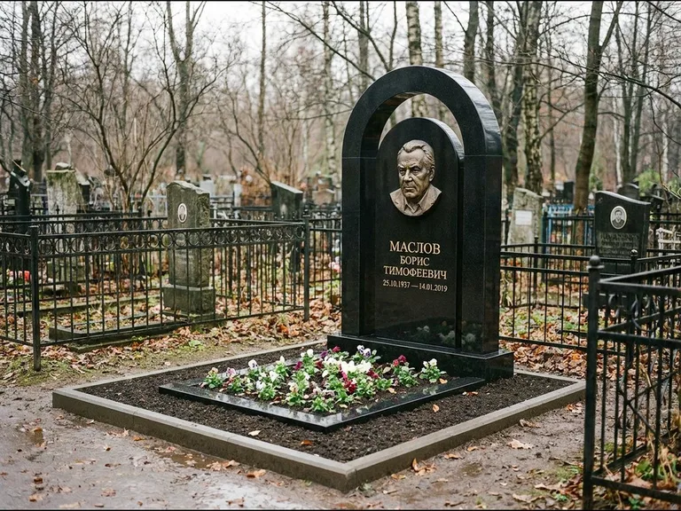 Памятник с барельефом — выполненная работа 23 в Томске