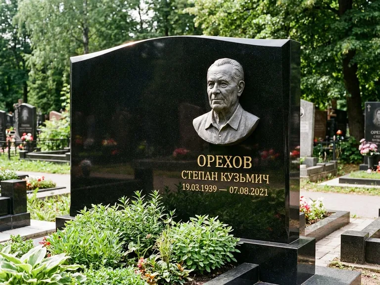 Памятник с барельефом — выполненная работа 25 в Томске