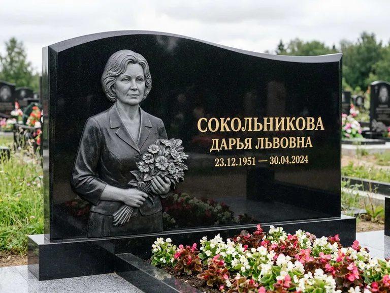 Памятник с барельефом — выполненная работа 28 в Томске