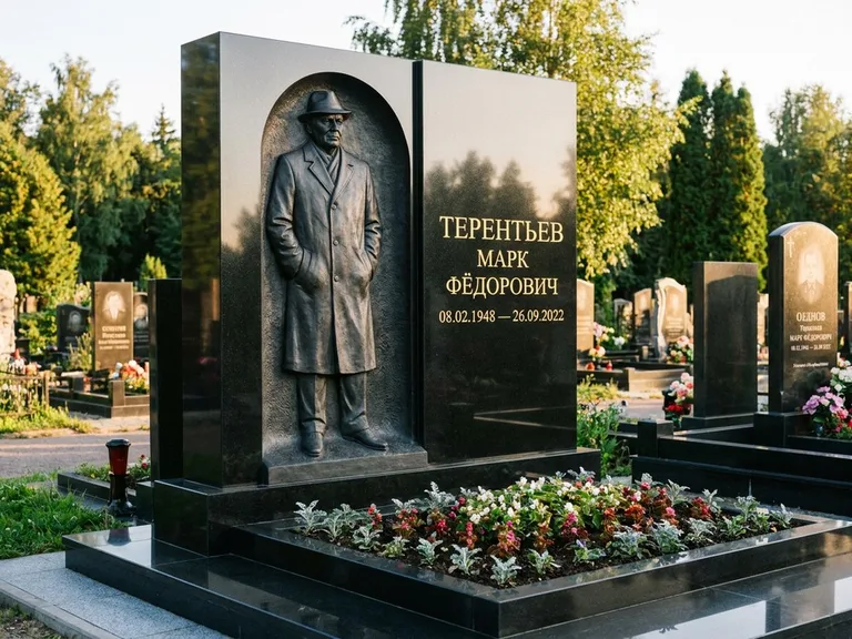 Памятник с барельефом — выполненная работа 29 в Томске