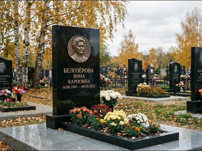 Памятник с барельефом — выполненная работа 2 в Томске