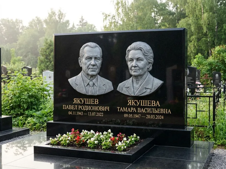 Памятник с барельефом — выполненная работа 36 в Томске