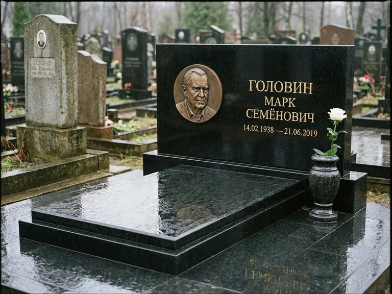 Памятник с барельефом — выполненная работа 40 в Томске