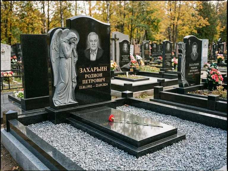 Памятник с барельефом — выполненная работа 44 в Томске