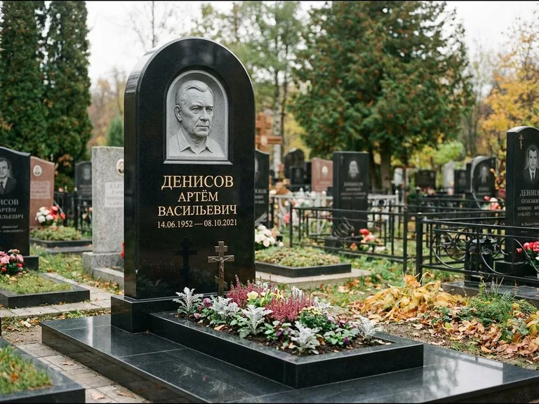Памятник с барельефом — выполненная работа 5 в Томске