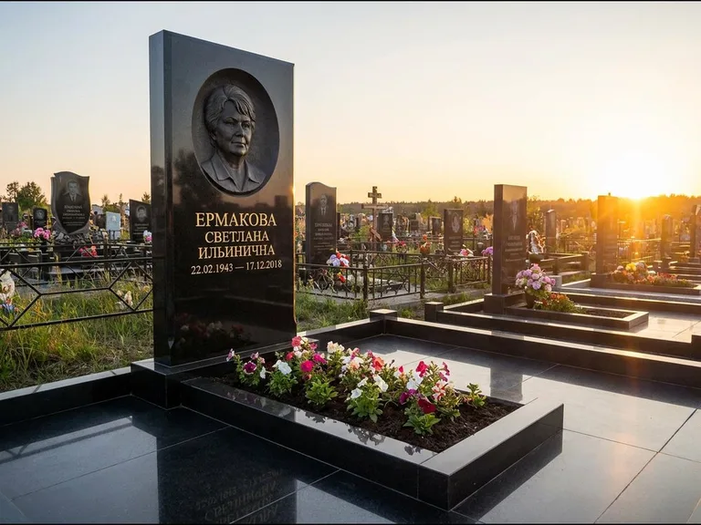 Памятник с барельефом — выполненная работа 6 в Томске