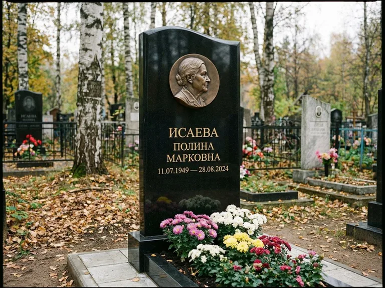 Памятник с барельефом — выполненная работа 8 в Томске