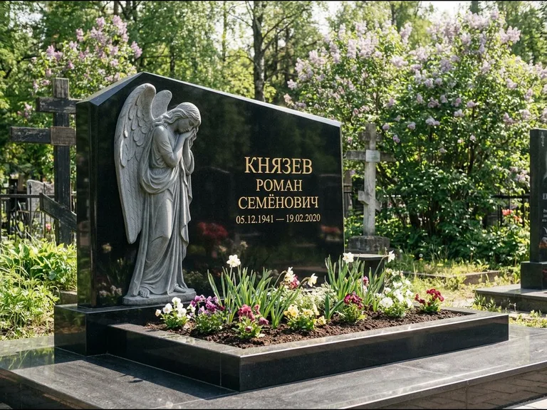 Памятник с барельефом — выполненная работа 9 в Томске