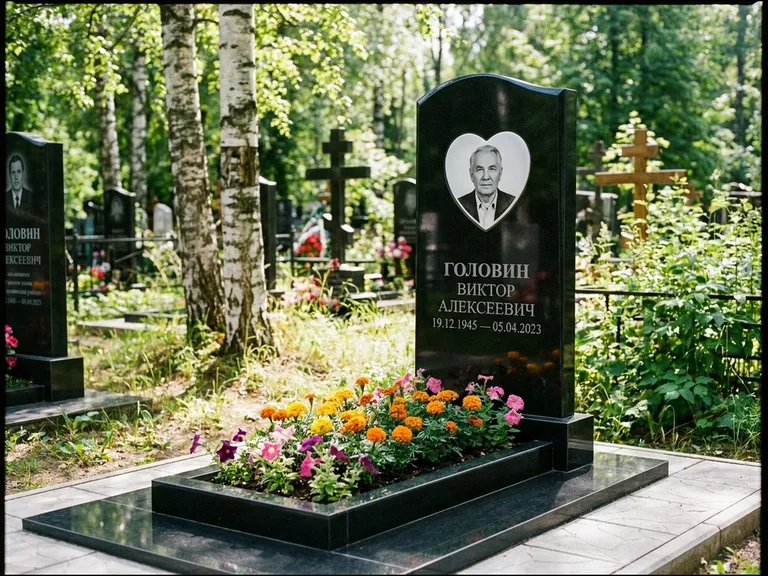 Овальный цветной портрет на керамике в Томске