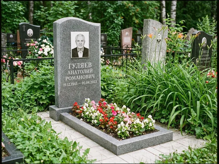 Портрет на керамике осенью в Томске