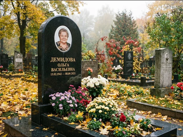 Керамический овал на стеле в Томске
