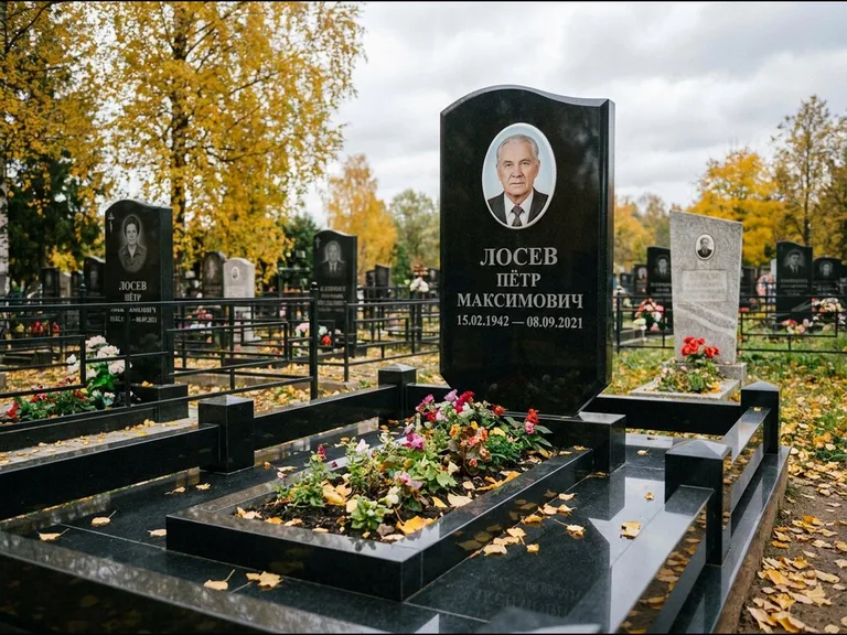 Керамический портрет — работа «Лосев» в Томске