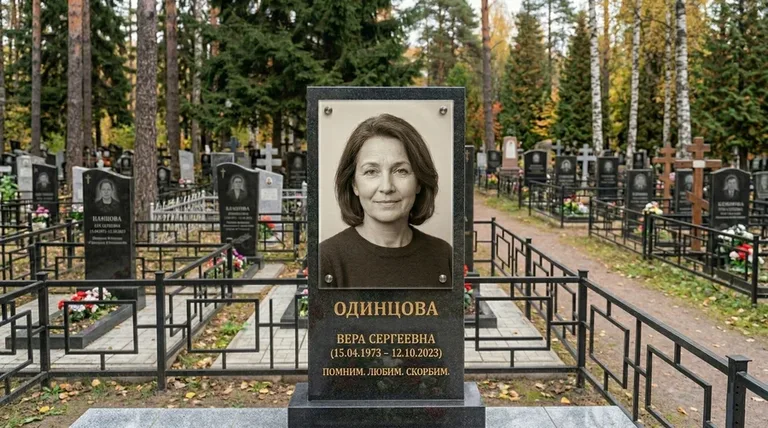 Прямоугольный портрет на стекле на держателях в Томске