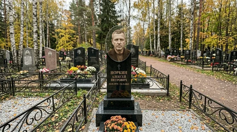 Портрет на стекле на вертикальной стеле в Томске
