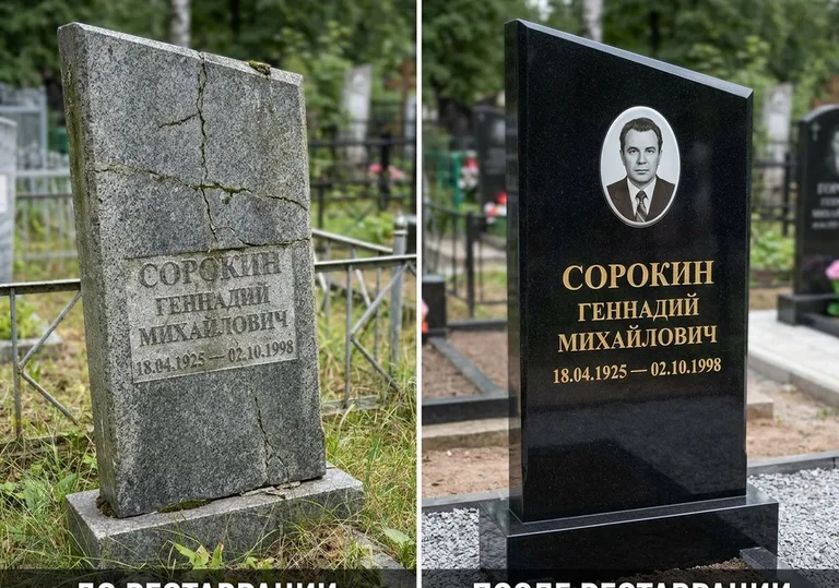 Полная реставрация старого памятника: до и после в Томске
