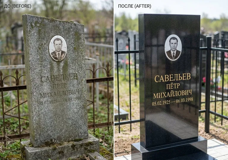 Комплексная реставрация старого памятника: до и после в Томске