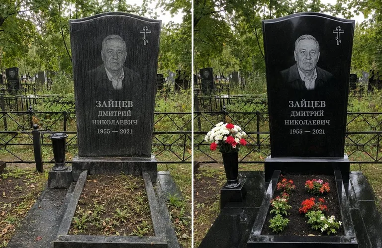 Уборка комплекса со скамьёй и плиткой до и после в Томске
