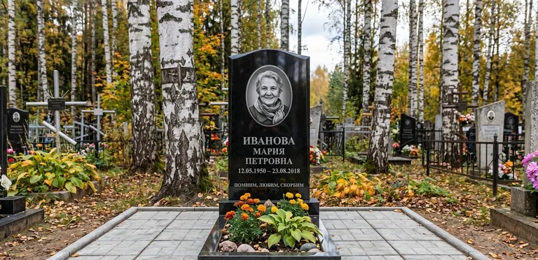 Пакет Эконом — установка памятника под ключ