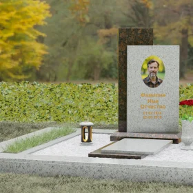 Гранитный памятник вертикальной ориентации П114 - П114