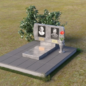 Памятник горизонтальный для одного из мрамора - ПГ017