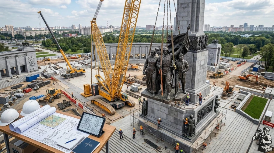 stroitelstvo-memorialnogo-kompleksa-ustanovka-monumenta