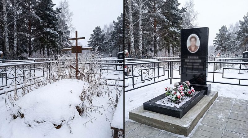 Установка памятника в Томске — пример 2